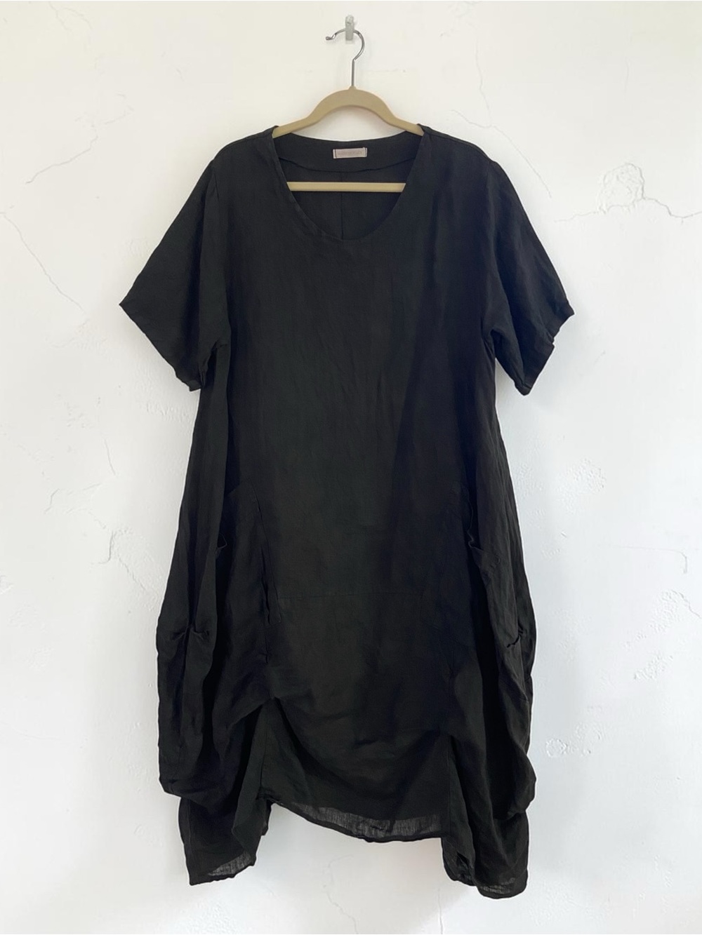 Made in Italy Linen Midi Dress